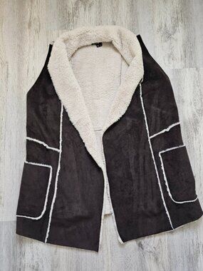 BYLYSE Cozy Outerwear Winter Vest Large